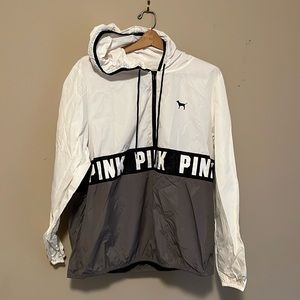 Pink by Victoria’s Secret hooded windbreaker
